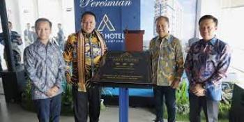 Arte Hotel Bandarlampung Diresmikan Gubernur Arinal, Diminta Dukung Pengembangan Wisata Lampung